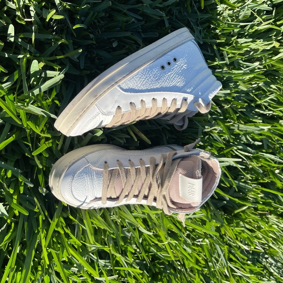 P448 high top white patent leather sneakers Medusa color size 35 US 5 - Picture 12 of 16